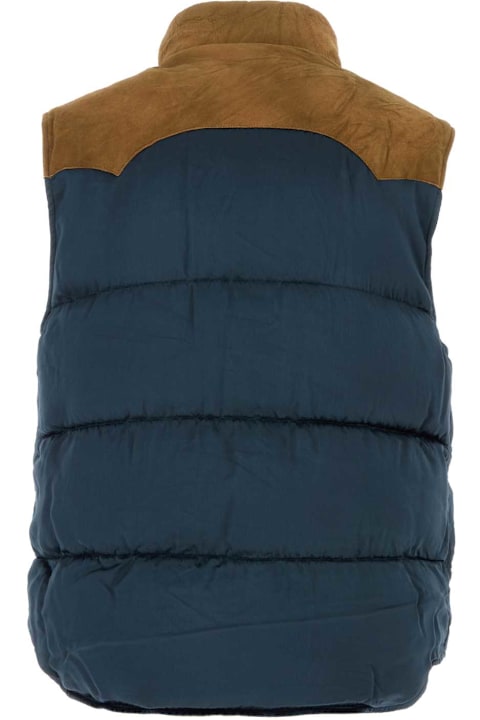 Visvim for Men Visvim Blue Rayon Colter Down Jacket