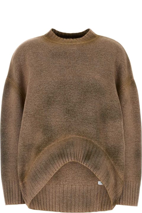 The Attico سترات لـ السيدات The Attico Biscuit Wool Blend Sweater