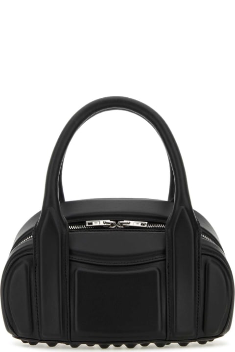 Bags Sale for Women Alexander Wang Black Nappa Leather Roc Small Handbag