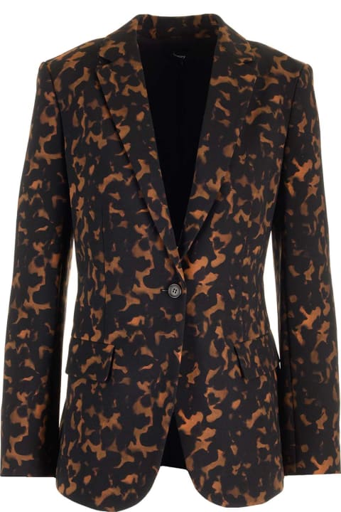 Theory Coats & Jackets for Women Theory Classic Printed Blazer