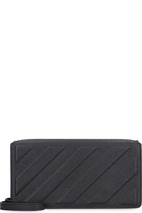 Pebbled Leather Clutch
