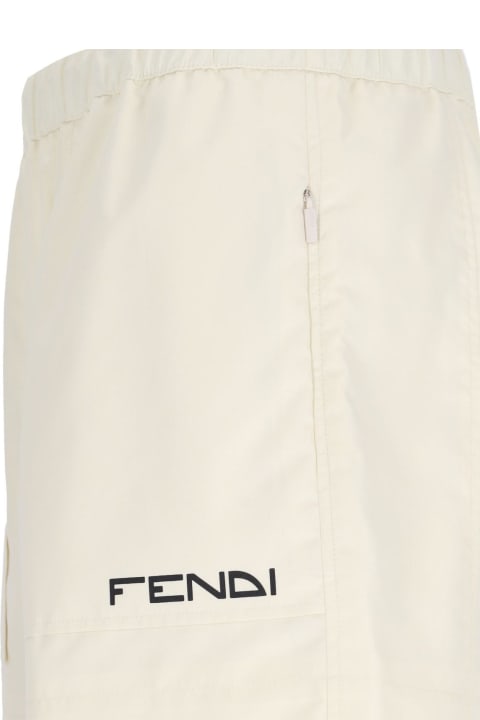 Fendi Pants & Shorts for Women Fendi Logo Track Shorts