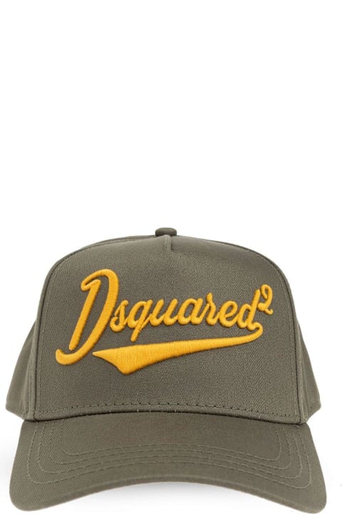 Homeware Dsquared2 Logo-embroidered Curved Peak Baseball Cap