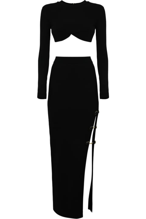 Suits for Women Elisabetta Franchi Black Knitted Suit