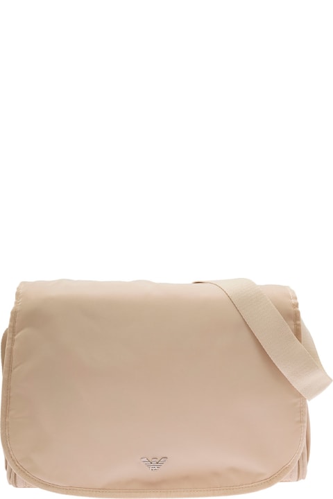 Emporio Armani Accessories & Gifts for Boys Emporio Armani Crossbody Mummy Bag In Pink Nylon