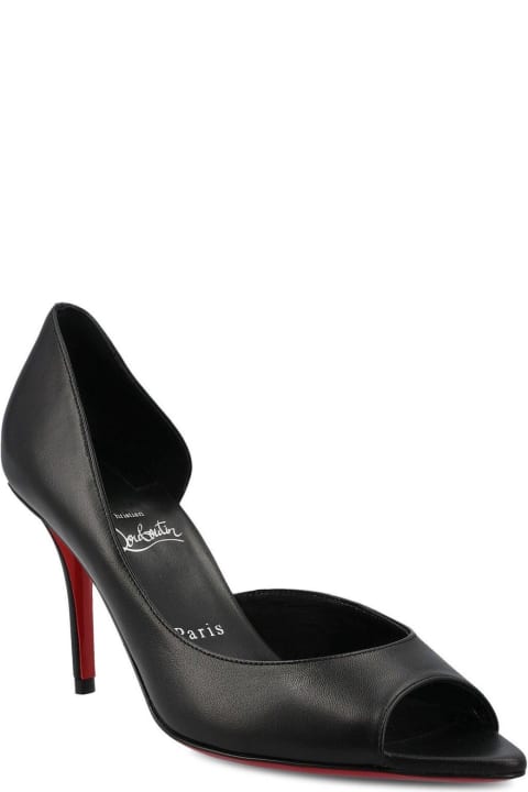 High-Heeled Shoes for Women Christian Louboutin Open Apostropha Pumps