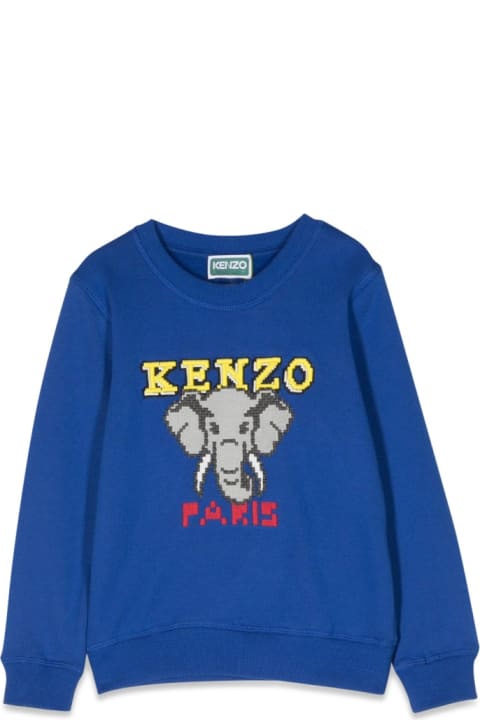 Sweaters & Sweatshirts for Boys Kenzo Kids Elephant Crewneck Sweatshirt