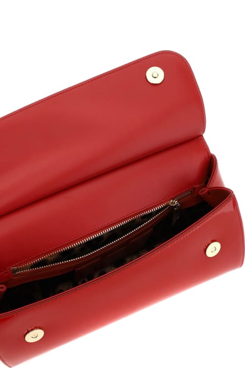 Dolce & Gabbana for Women Dolce & Gabbana Patent Leather Medium New Sicily Bag