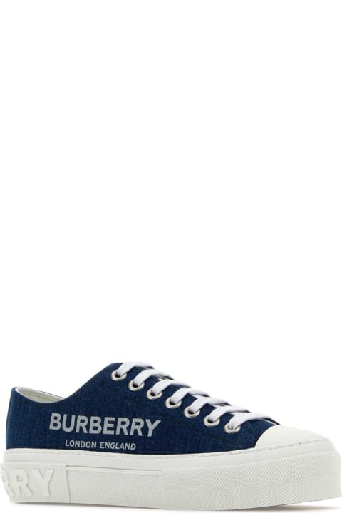 Sneakers for Women Burberry Demin Cotton Sneakers