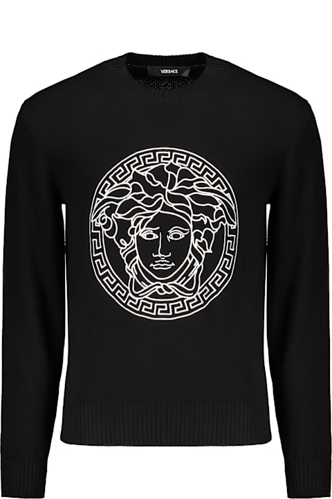 Clothing for Men Versace Cotton Crew-neck Sweater