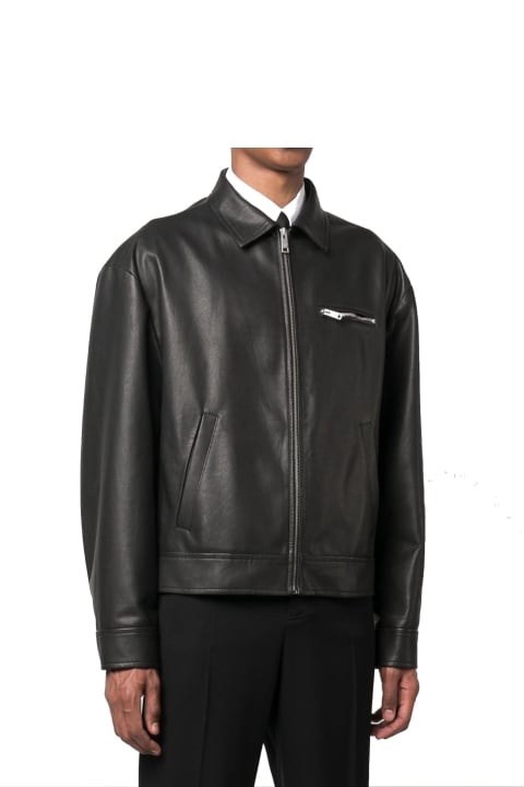 メンズ Pradaのコート＆ジャケット Prada Leather Jacket