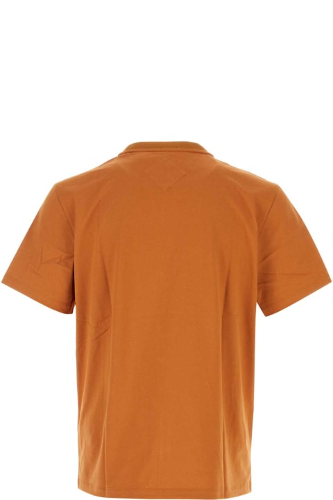 MCM Topwear for Men MCM Orange Cotton T-shirt