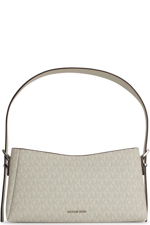 MICHAEL Michael Kors Totes for Women MICHAEL Michael Kors 'moore' White Leather Bag