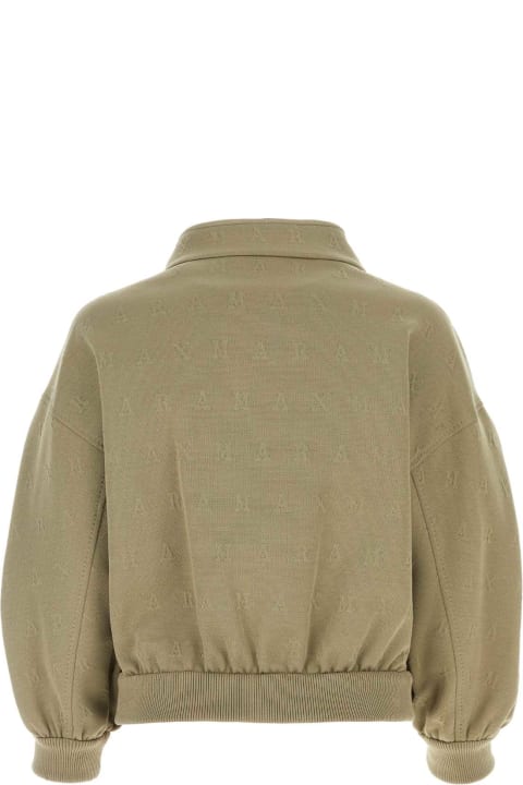Fleeces & Tracksuits for Women Max Mara Olive Green Jersey Gastone Sweatshirt