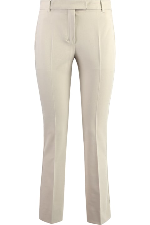 'S Max Mara for Women 'S Max Mara Stretch Viscose Trousers With Flared Hem