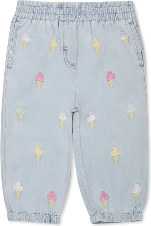 Homeware Stella McCartney Kids Denim Jeans For Baby Girl With Ice Cream
