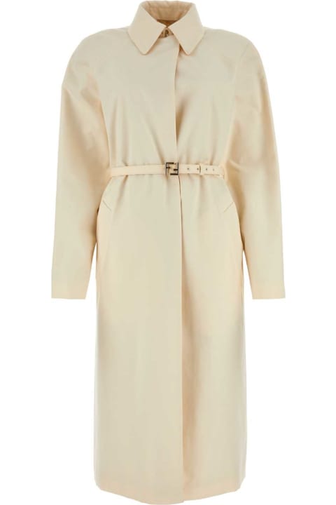 Coats & Jackets for Women Fendi Polyester Blend Overcoat