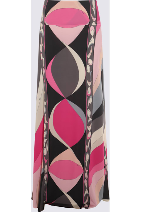 Pucci Skirts for Women Pucci Multicolor Viscose Midi Skirt