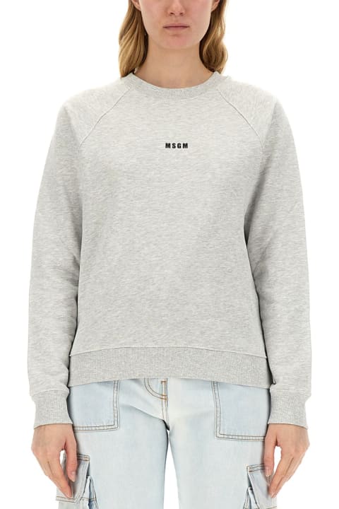 Fleeces & Tracksuits for Women MSGM Sweatshirt With Logo