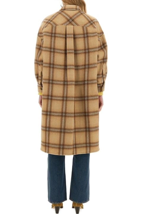 Isabel Marant Coats & Jackets for Women Isabel Marant Oile Checked Coat