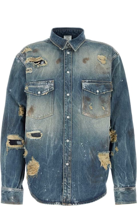 VETEMENTS Shirts for Men VETEMENTS Denim Shirt