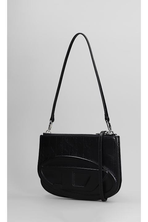 Diesel Bags for Women Diesel 1 Dr 2.0 Shoulder Bag In Black Leather