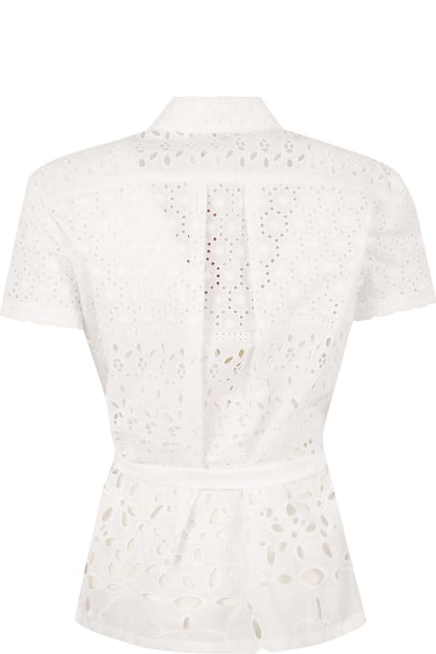 Ermanno Scervino for Women Ermanno Scervino Tie-waist Perforated Shirt