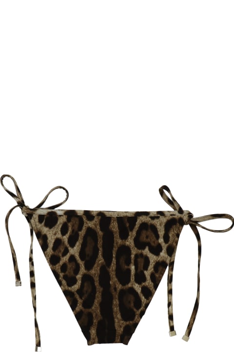 Dolce & Gabbana for Women Dolce & Gabbana Animal Bikini Bottom