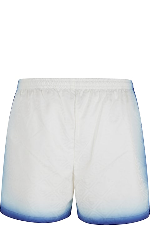 Casablanca Swimwear for Men Casablanca Mens Printed Jacquard Monogram Swim Shorts