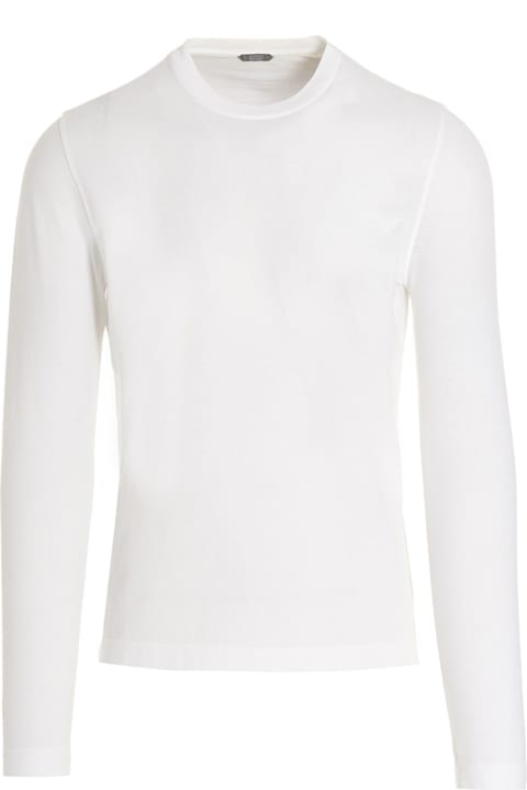 Zanone Topwear for Men Zanone Ice Cotton Long-sleeve T-shirt