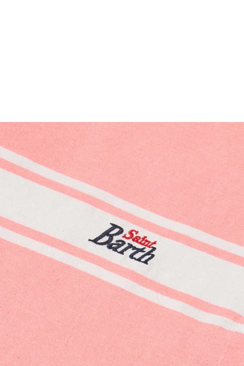 Swimwear for Men MC2 Saint Barth Pink Fluo Cotton Towel