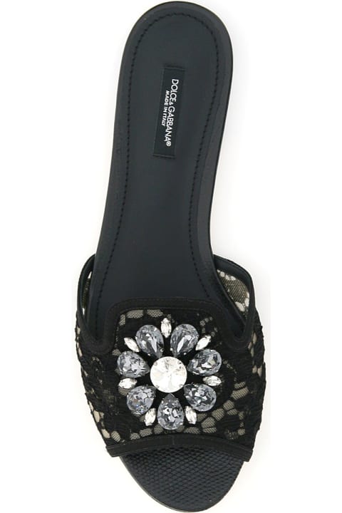 Dolce & Gabbana Sandals for Men Dolce & Gabbana Taormina Lace Slipper
