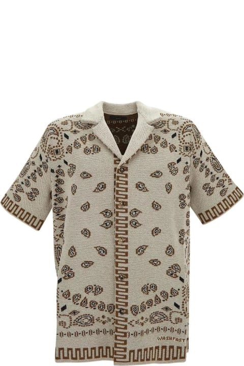 Alanui for Men Alanui Cotton Piquet Bandana Shirt