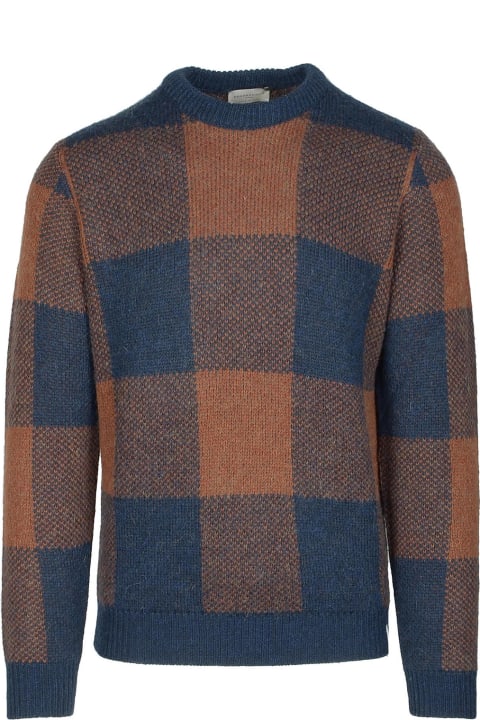 Men's Brown / Blue Sweater