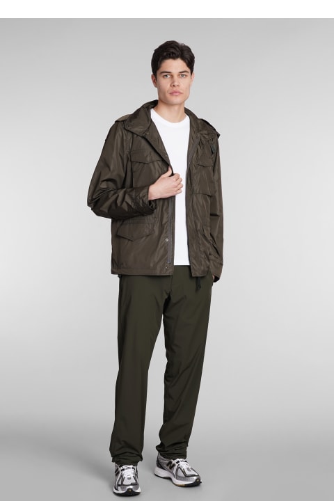 Aspesi Coats & Jackets for Men Aspesi Giub. Minifield Vent Casual Jacket In Green Polyamide