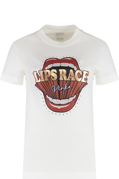 Pinko for Women Pinko Cotton Crew-neck T-shirt