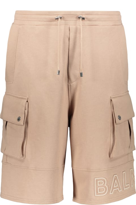 Balmain Pants for Men Balmain Cotton Bermuda Shorts