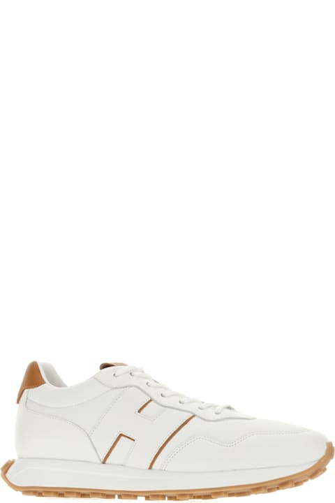 Hogan for Men Hogan White Leather H601 Sneakers