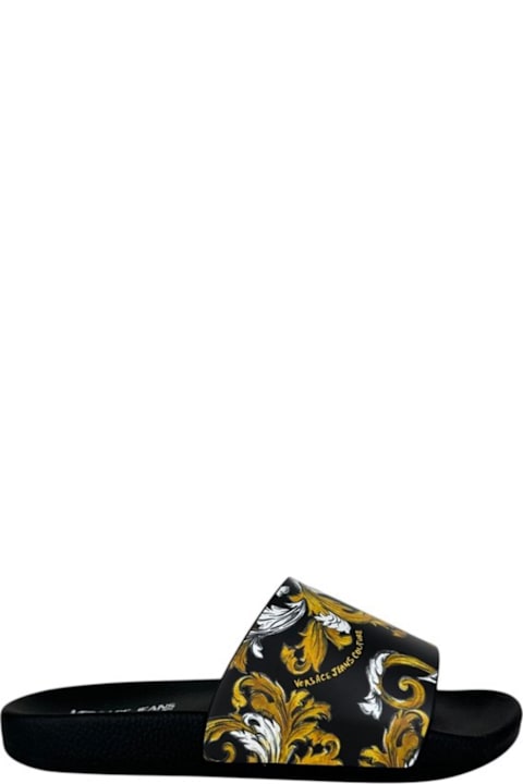 Versace Jeans Couture Sandals Sale for Women Versace Jeans Couture Rubber Slides