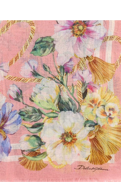 Dolce & Gabbana Scarves & Wraps for Women Dolce & Gabbana Cashmere And Silk Foulard