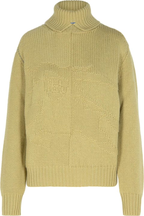 Homeware Burberry Green Cashmere Turtleneck Sweater