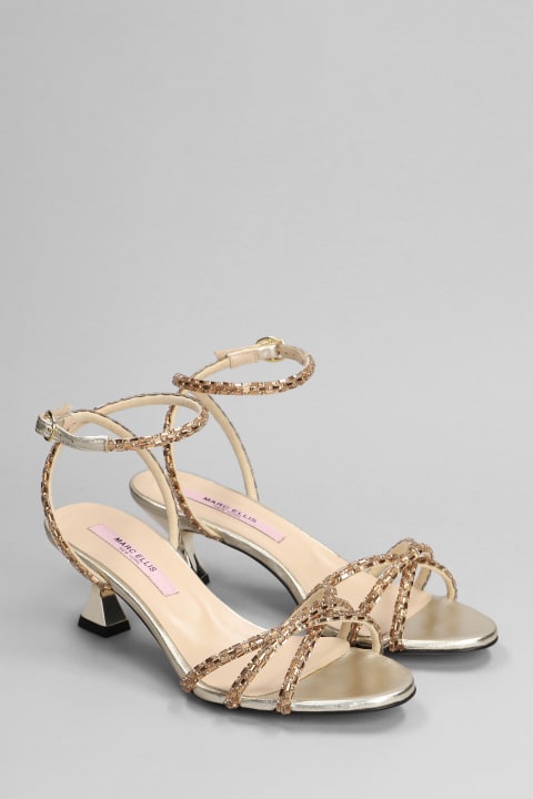 Shoes Sale for Women Marc Ellis Sandals In Gold Leather