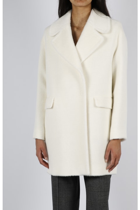 Fashion for Women Tagliatore Alpaca Wool Blend Double Beasted Coat