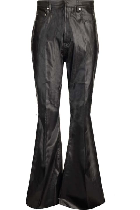 Fashion for Women Rick Owens Coated Denim Trousers