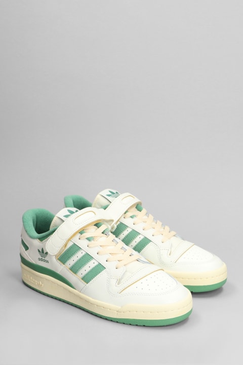 Sneakers for Men Adidas Forum 84 Low Sneakers In White Leather