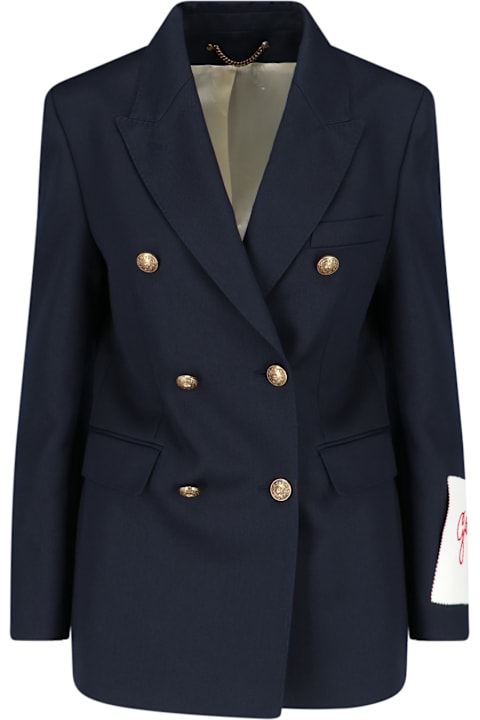 Homeware Golden Goose Double-breasted Embossed Buttons Blazer