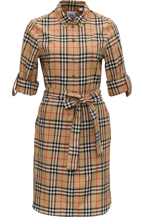 Burberry Woman's Giovanna  Vintage Check Cotton Dress