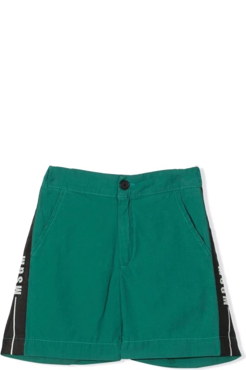 Green Cotton Shorts