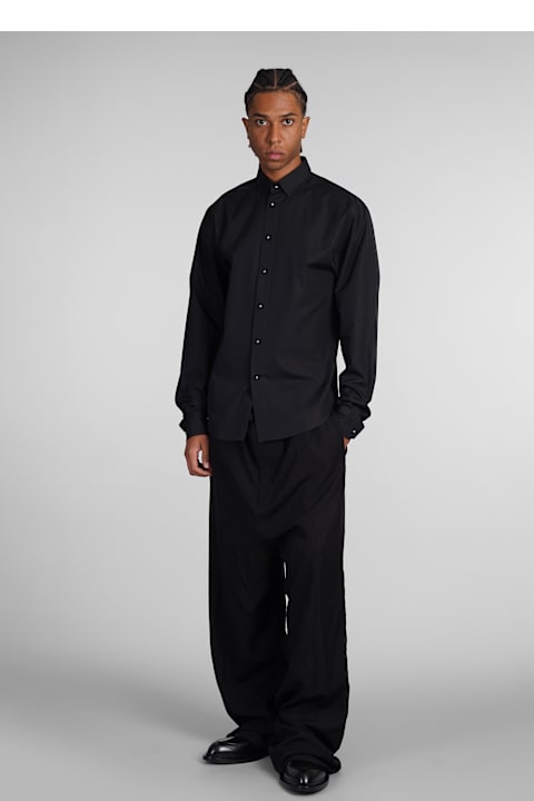 Mugler Shirts for Men Mugler Shirt In Black Cotton