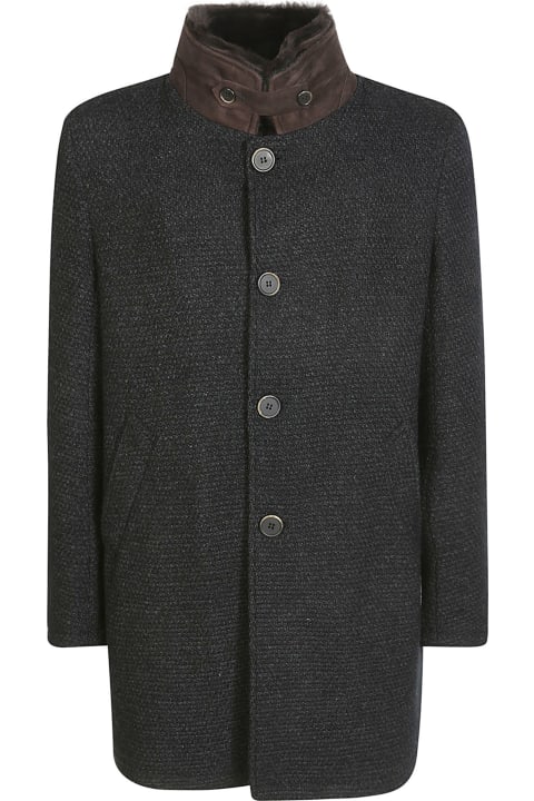 Gimo's Coats & Jackets for Men Gimo's Sheepskin Collar Coat